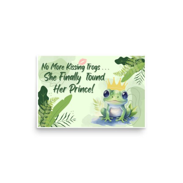 No More Frogs Bachelorette Poster - Image 2