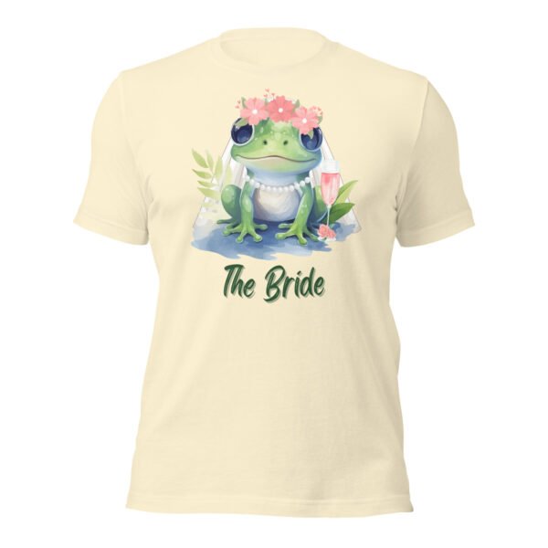 No More Frogs Bachelorette Bride's Unisex t-shirt - Image 3