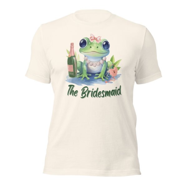 No More Frogs Bachelorette Bridesmaid's Unisex t-shirt - Image 3