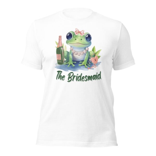 No More Frogs Bachelorette Bridesmaid's Unisex t-shirt - Image 5