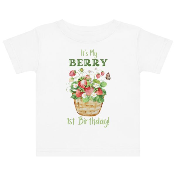 Berry 1st Birthday Baby jersey t-shirt