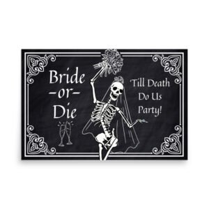 Bride-or-Die Bachelorette Party Poster Digital Download