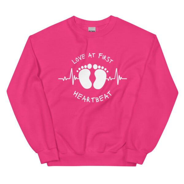 Love at First Heartbeat Unisex Sweatshirt - Image 5