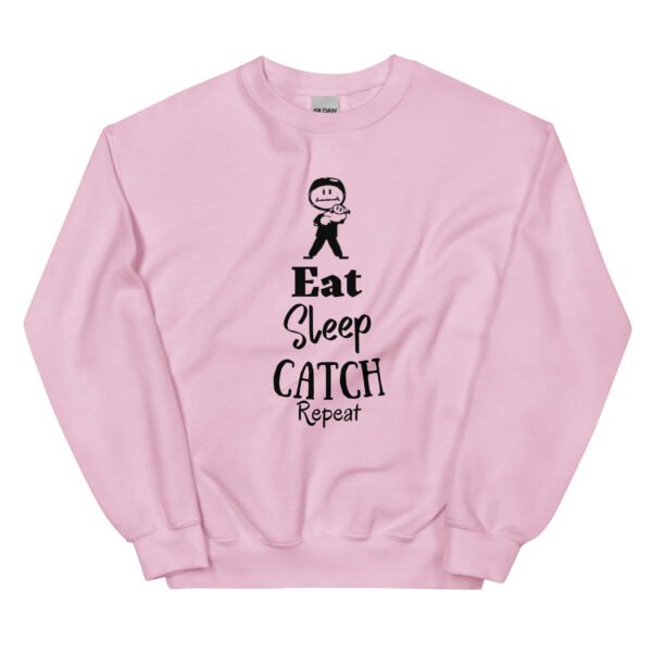 Eat Sleep Catch Repeat Unisex Sweatshirt - Image 5