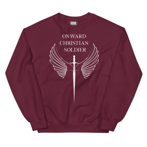 Onward Christian Soldier Unisex Sweatshirt - Image 4