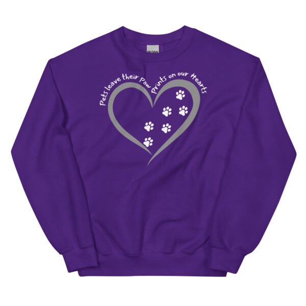 Paw Prints Unisex Sweatshirt - Image 4