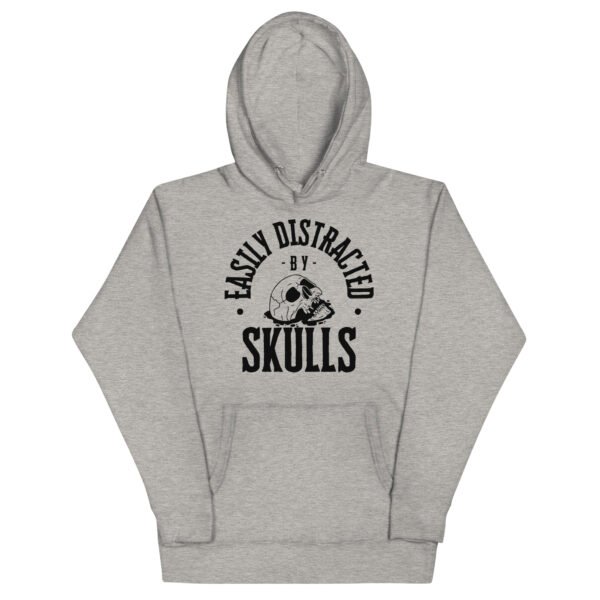 Distracted by Skulls Unisex Hoodie - Image 2