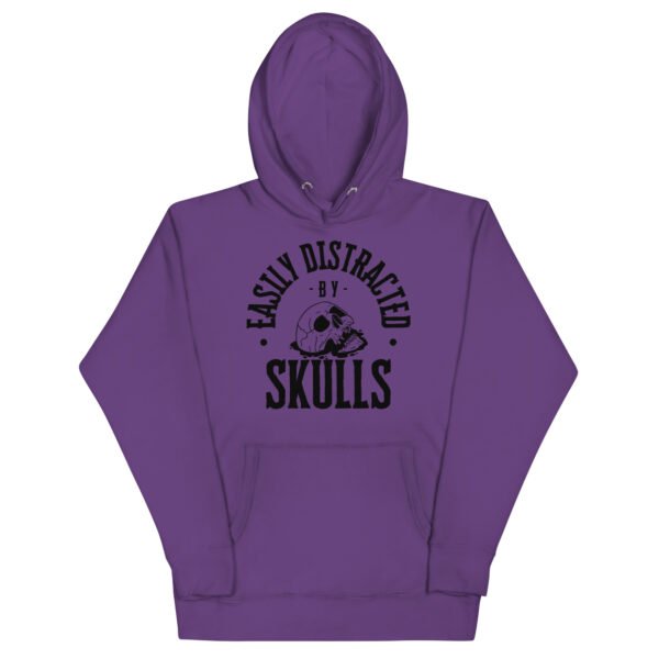 Distracted by Skulls Unisex Hoodie