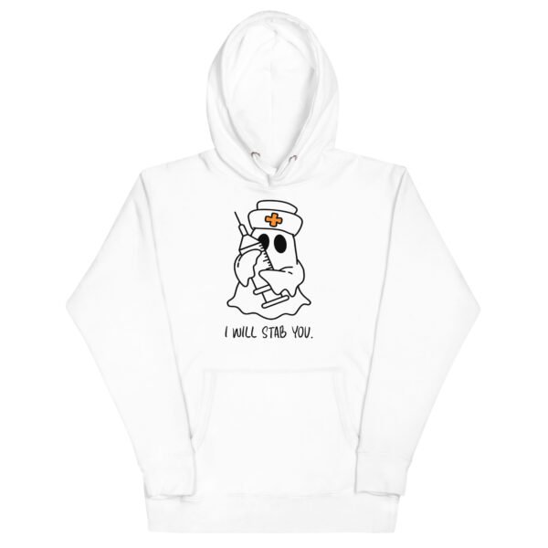 Ghost Nurse Unisex Hoodie - Image 3