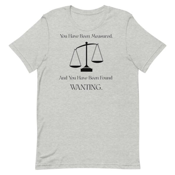Found Wanting Unisex t-shirt - Image 4