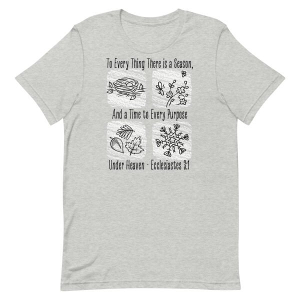 There is a Season Unisex t-shirt - Image 4