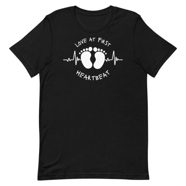 Love at First Heartbeat Unisex t-shirt - Image 2