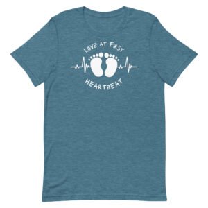 Love at First Heartbeat Unisex t-shirt