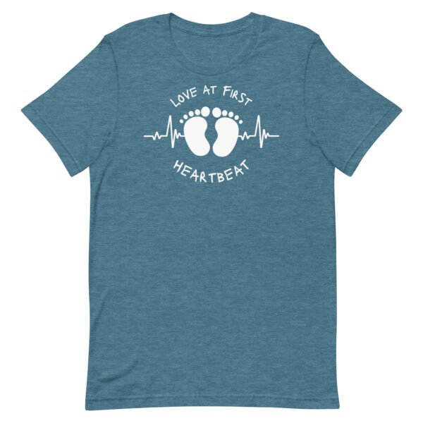 Love at First Heartbeat Unisex t-shirt
