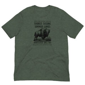 Tourist Tossing Unisex t-shirt