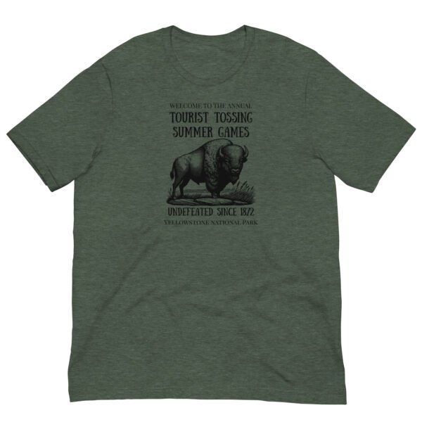 Tourist Tossing Unisex t-shirt