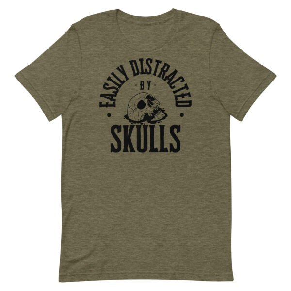Distracted by Skulls Unisex t-shirt - Image 2