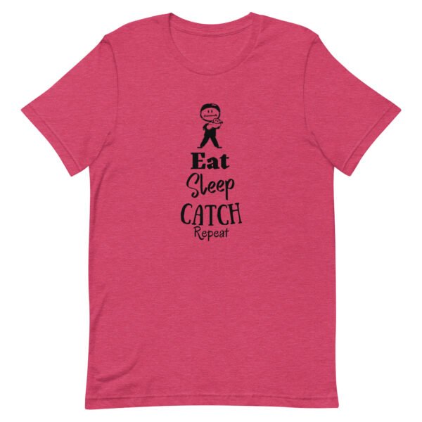 Eat Sleep Catch Repeat Unisex t-shirt - Image 2