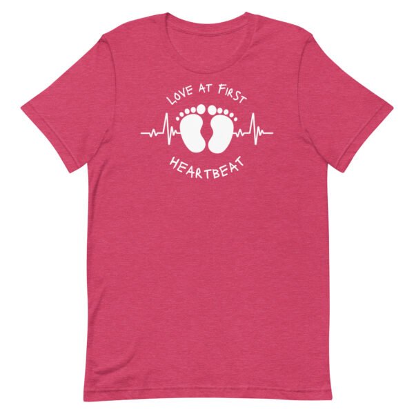 Love at First Heartbeat Unisex t-shirt - Image 8