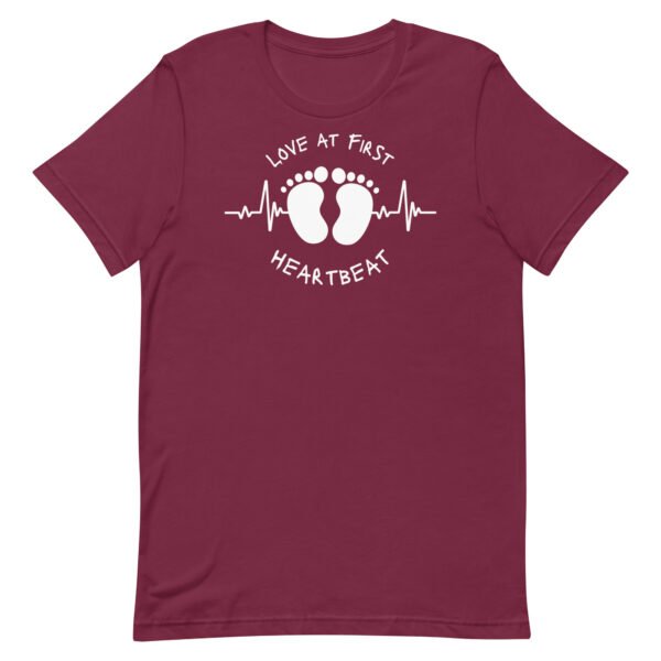 Love at First Heartbeat Unisex t-shirt - Image 4