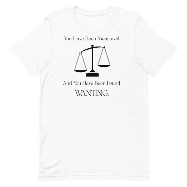 Found Wanting Unisex t-shirt - Image 6