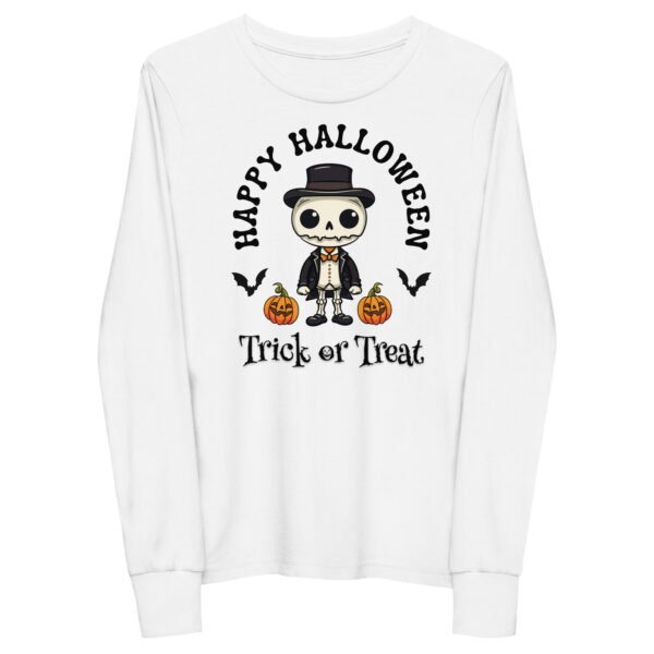 Trick-Or-Treat Youth long sleeve tee - Image 2