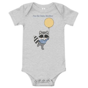 Raccoon Baby Brother Infant onesie