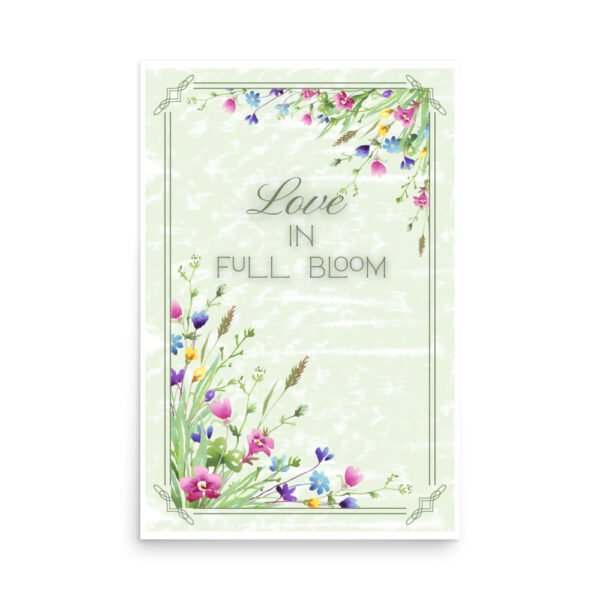 Love in Full Bloom Bridal Shower Poster