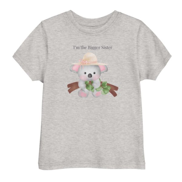 Koala Bigger Sister Toddler jersey t-shirt