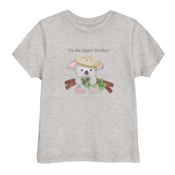 Koala Bigger Brother Toddler jersey t-shirt - Image 2