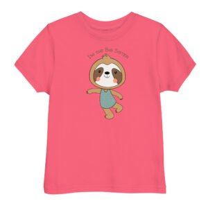 Sloth Big Sister Toddler jersey t-shirt