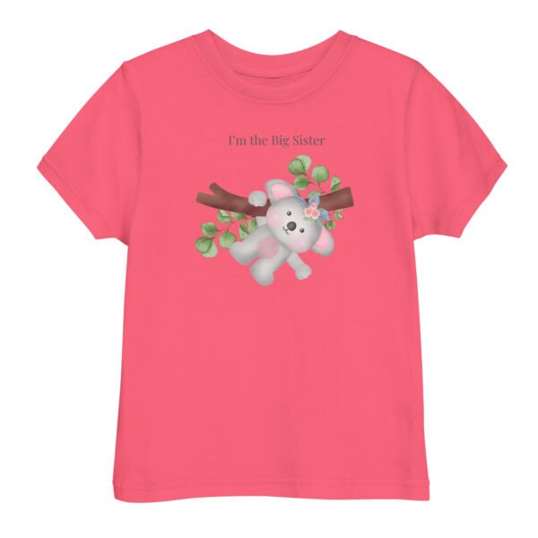 Koala Big Sister Toddler jersey t-shirt - Image 2