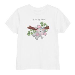 Koala Big Sister Toddler jersey t-shirt