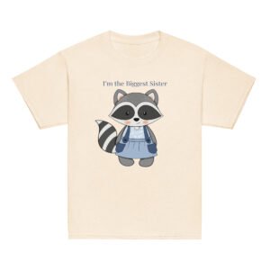 Raccoon Biggest Sister Youth classic tee