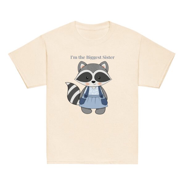 Raccoon Biggest Sister Youth classic tee