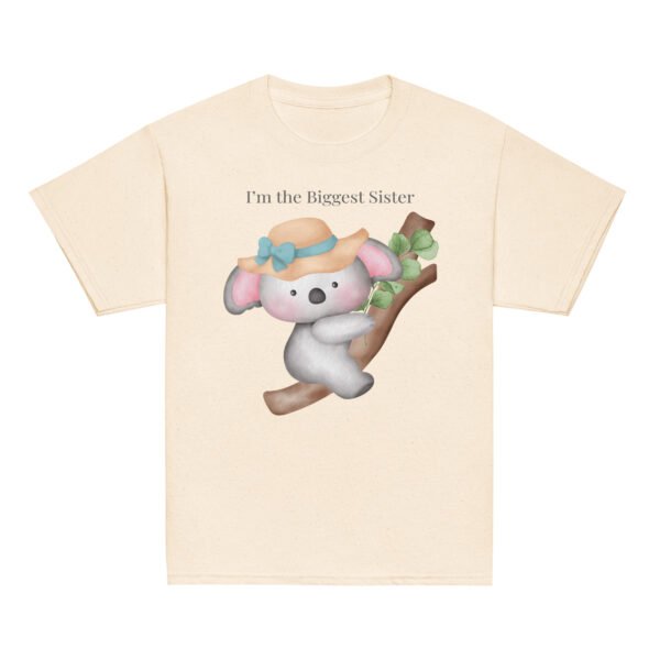 Koala Biggest Sister Youth classic tee - Image 3