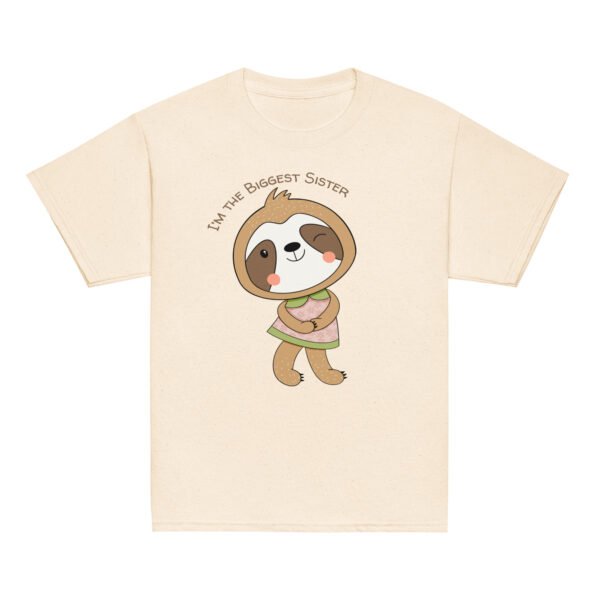Sloth Biggest Sister Youth classic tee