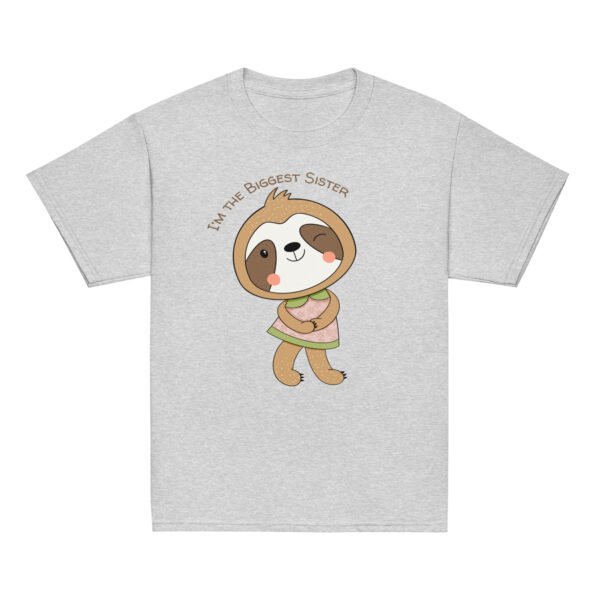 Sloth Biggest Sister Youth classic tee - Image 2