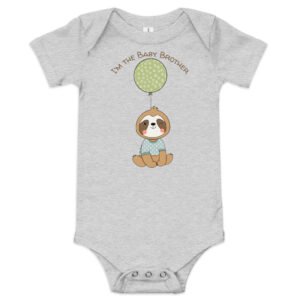 Sloth Baby Brother Infant onesie