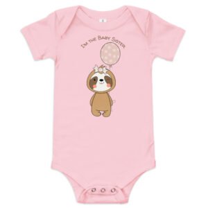 Sloth Baby Sister Infant onesie