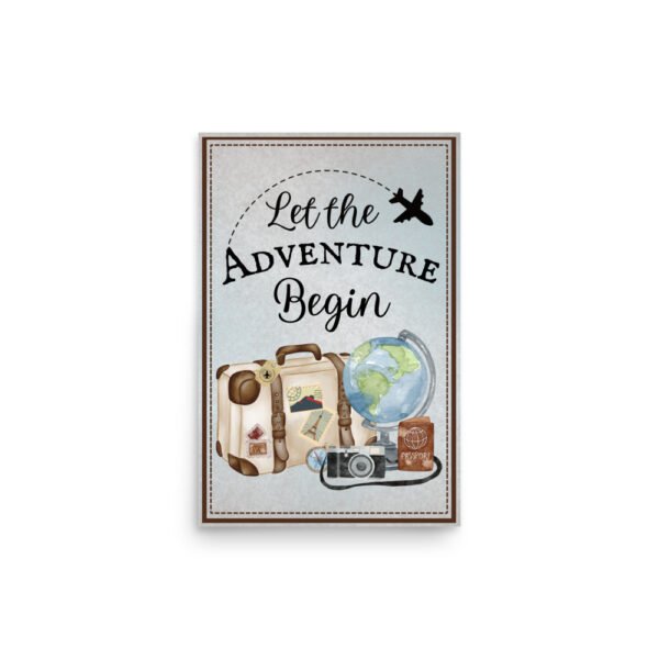 Let the Adventure Begin Engagement Party Poster - Image 2