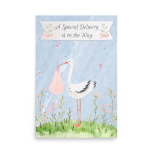 Special Delivery Baby Shower Poster