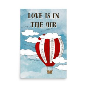 Love is in the Air Bridal Shower Poster