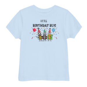 Little Bug Birthday Toddler jersey t-shirt
