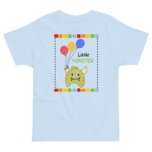 Little Monster Birthday Toddler jersey t-shirt