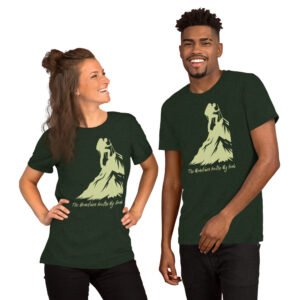 Mountains Soothe Male Hiker Unisex t-shirt