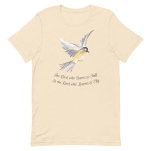 Bird Who Dares Unisex t-shirt