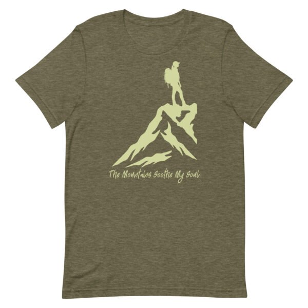 Mountains Soothe Female Hiker Unisex t-shirt - Image 4