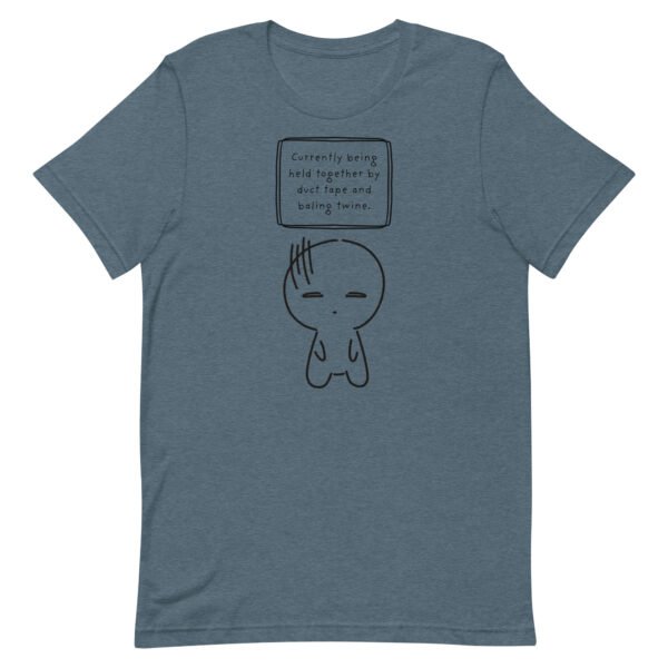Held Together by Duct Tape Unisex t-shirt - Image 2