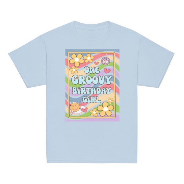 Groovy Birthday Youth classic tee - Image 3